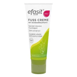 Efasit krem do stóp z nasadką w postaci gąbki, 75 ml