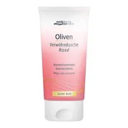 Oliwkowa rozpieszczająca róża pod prysznic, 150 ml