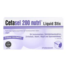 Cefasel 200 nutri Płyn Stix, 8 szt