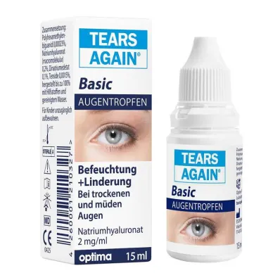 Tears Again Podstawowe krople do oczu, 15 ml Tears Again Podstawowe krople do oczu, 15 ml