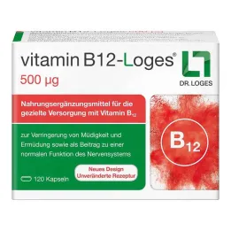 Witamina B12-Loges 500 µg kapsułki, 120 sztuk