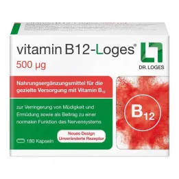 Witamina B12-Loges 500 µg kapsułki, 180 sztuk