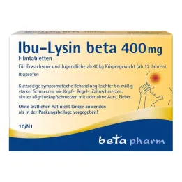 Ibu-Lysine beta 400 mg tabletki powlekane, 10 szt