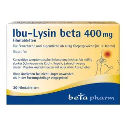 Ibu-Lysine beta 400 mg tabletki powlekane, 20 szt
