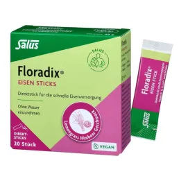 Floradix Żelazne sztyfty w proszku Salus, 20 szt