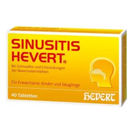 Zapalenie zatok Hevert tabletki, 40 szt
