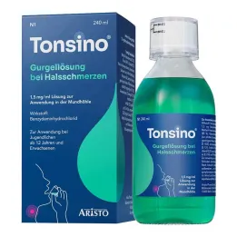 Płyn do płukania gardła Tonsino na ból gardła, 240 ml