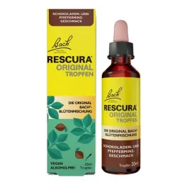 Bacha oryginalne krople Rescura bezalkoholowe czekoladowe miętowe, 20 ml