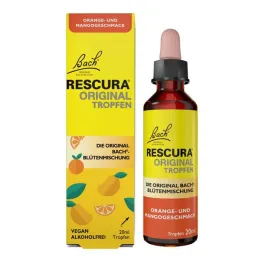 Bach Flowers Original Rescura krople bezalkoholowe Orange Mango, 20 ml