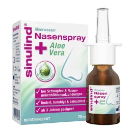 Sinulind spray do nosa z wodą morską + aloesem, 20 ml