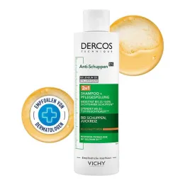 Vichy Dercos Przeciwłupieżowy szampon i odżywka 2w1, 200 ml