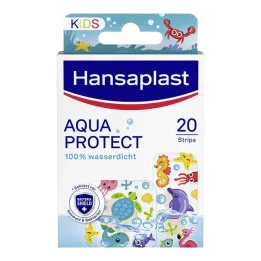 Plastry gipsowe dla dzieci Hansaplast Aqua Protect, 20 sztuk