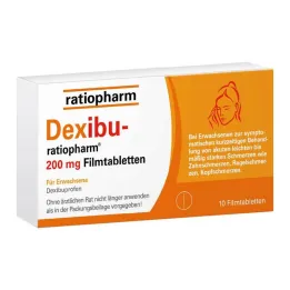 Dexibu-ratiopharm 200 mg tabletki powlekane, 10 szt