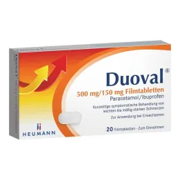 Duoval 500 mg / 150 mg tabletki powlekane, 20 szt