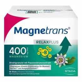 Magnetrans Relax + 400 mg granulat w sztyfcie borówka, 50 szt