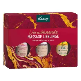 Pakiet upominkowy Kneipp rozpieszczający. Ulubione masaże, 3x20 ml