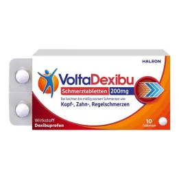 VoltaDexibu leki przeciwbólowe 200 mg tabletki powlekane, 10 szt