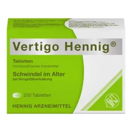 Tabletki Vertigo Hennig, 200 tabletek