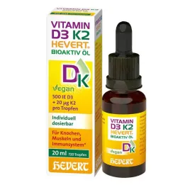 Bioaktywny olejek Witamina D3 K2 Hevert, 20 ml