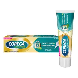 Corega Ultra Klejący Krem Mocno Utrwalający + Uszczelniający, 40 g