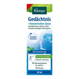 Pamięć Kneippa + spray koncentrujący, 30 ml