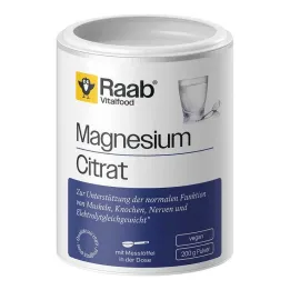 Raab Vitalfood cytrynian magnezu w proszku, 200 g