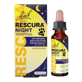 Bacha Flowers Original Rescura Night Pets krople bezalkoholowe, 10 ml