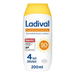 Ladival Sensitive & mleczko do skóry normalnej LSF 50+, 200 ml