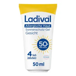 Ladival żel do skóry alergicznej do twarzy LSF 50+, 50 ml