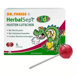 DR.THEISS HerbalSept Lizaki na kaszel dla dzieci, 6 szt
