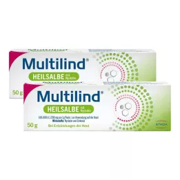 MULTILIND Maść lecznicza z nystatyną i tlenkiem cynku, 2X50 g
