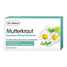 Dr Böhm Feverfew Apomedica 200 mg tabletki powlekane, 60 szt
