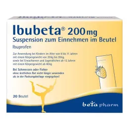 Ibubeta 200 mg zawiesina doustna w saszetce, 20 szt