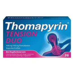 Thomapyrin TENSION DUO 400 mg / 100 mg tabletki powlekane, 36 szt