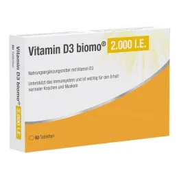 Witamina D3 Biomo 2000 IU tabletki, 60 szt