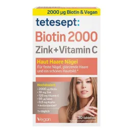 Tetesept Biotin 2000 tabletki powlekane, 30 szt
