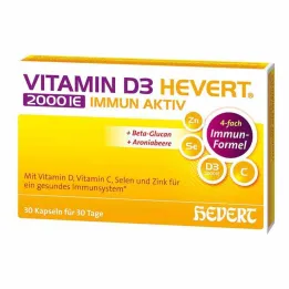 Witamina D3 Hevert 2000 IE Odpornościowe kapsułki aktywne, 30 szt