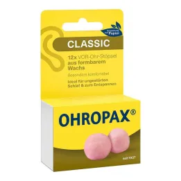Ohropax Classic wosk przed zatyczkami do uszu, 12 szt