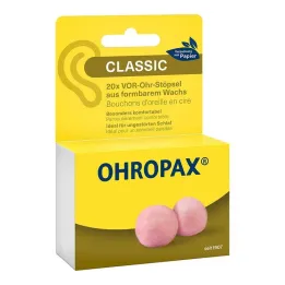 Ohropax Classic wosk przed zatyczkami do uszu, 20 sztuk