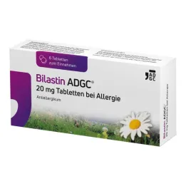 Bilastin ADGC 20 mg tabletki na alergię, 6 szt