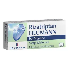 Rizatriptan Heumann na migrenę 5 mg tabletki, 2 szt