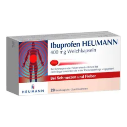 Ibuprofen Heumann 400 mg kapsułki miękkie, 20 szt