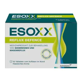 ESOXX Tabletki do żucia Reflux Defense, 20 szt