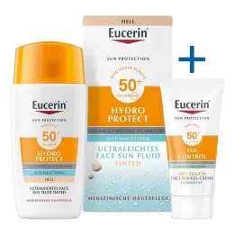 Eucerin Sun Fluid Hydro Protect Rozświetlacz do twarzy LSF 50 + , 50 ml
