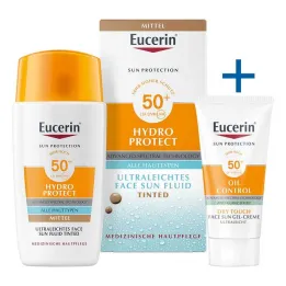 Eucerin Sun Fluid Hydro Protect Medium do twarzy SPF50+, 50 ml