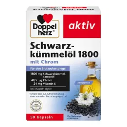 Doppelherz olej z czarnuszki 1800 kapsułek, 50 sztuk