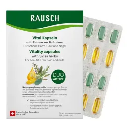 Rausch Vital kapsułki z ziołami szwajcarskimi, 30x2 sztuki
