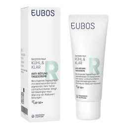 Eubos Cool &amp; Przezroczysty krem przeciw zaczerwienieniom na dzień LSF 50 + , 40 ml