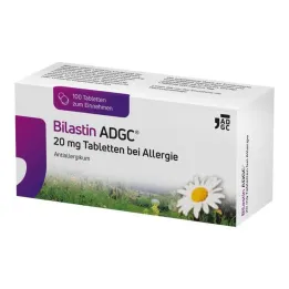 Bilastin ADGC 20 mg tabletki na alergię, 100 sztuk
