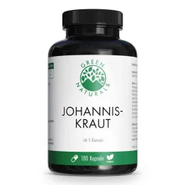 Green Naturals Dziurawiec 850 mg kapsułki, duże dawki wegańskie (180 sztuk)